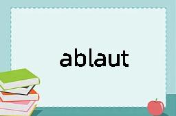 ablaut