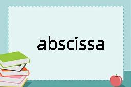 abscissa