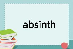 absinthism