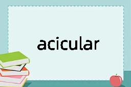 acicular