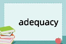 adequacy