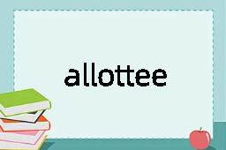 allottee