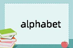 alphabet