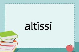 altissimo