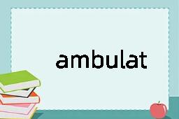 ambulation