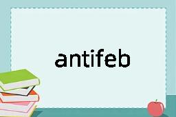 antifebrile