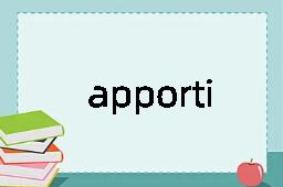 apportionment