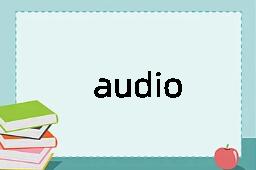 audio