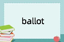 ballot