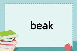 beak