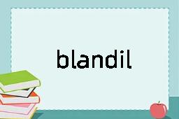 blandiloquence