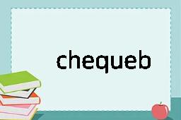 chequebook