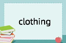 clothing