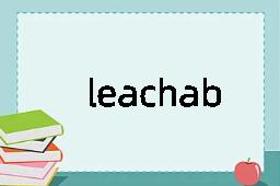 leachability