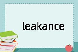 leakance