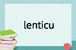 lenticulated