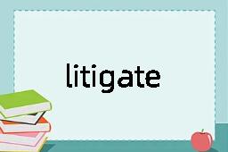 litigate