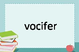 vociferate