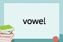 vowel