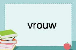 vrouw