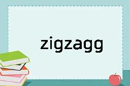 zigzagged